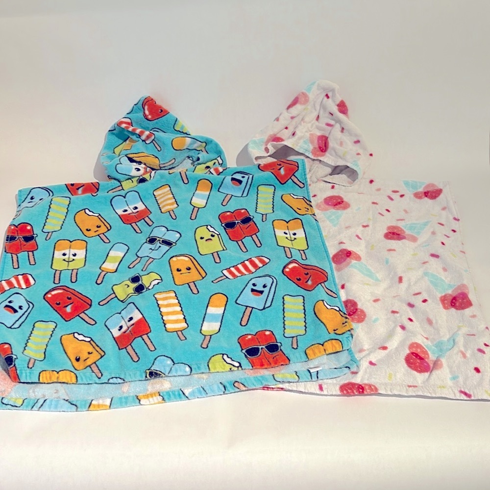 Indigo kids hooded towel 2 pack bundle